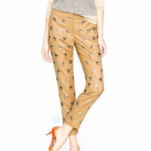 J. Crew Sequin Bow Pants